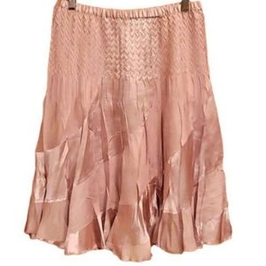 GOLD FLOWING M HIGHEND LUX SKIRT GREAT FOR HOLIDAYS